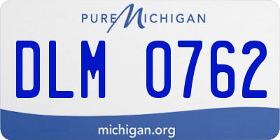 MI license plate DLM0762