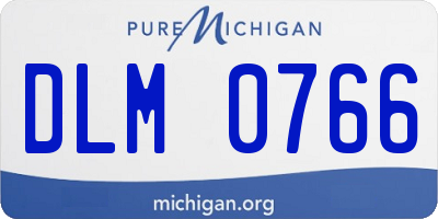 MI license plate DLM0766