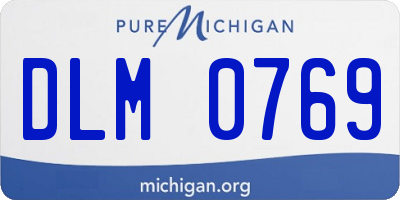 MI license plate DLM0769