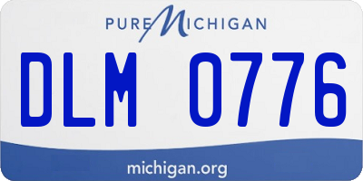 MI license plate DLM0776