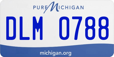 MI license plate DLM0788