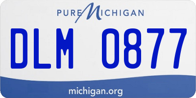 MI license plate DLM0877