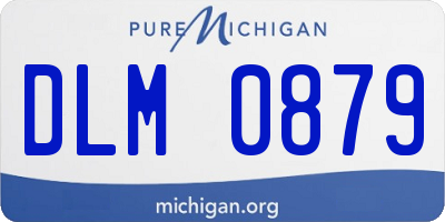 MI license plate DLM0879