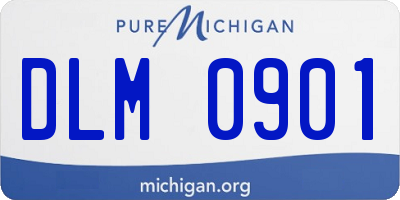 MI license plate DLM0901