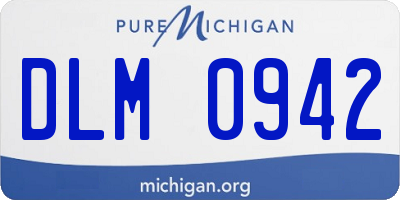 MI license plate DLM0942