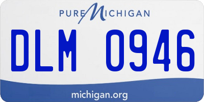 MI license plate DLM0946