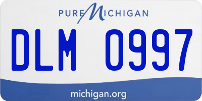 MI license plate DLM0997