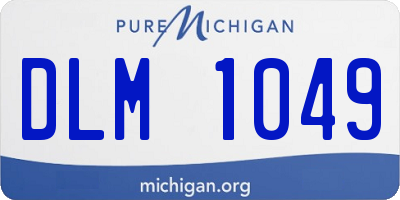 MI license plate DLM1049