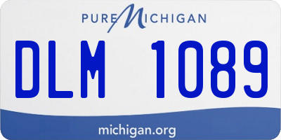 MI license plate DLM1089