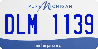 MI license plate DLM1139