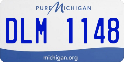 MI license plate DLM1148