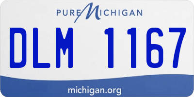 MI license plate DLM1167