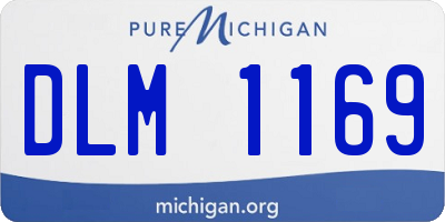 MI license plate DLM1169