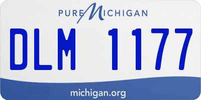 MI license plate DLM1177