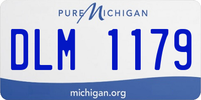 MI license plate DLM1179