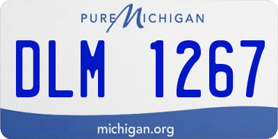 MI license plate DLM1267