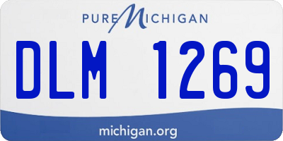 MI license plate DLM1269