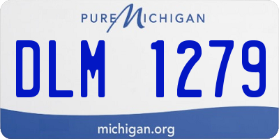 MI license plate DLM1279