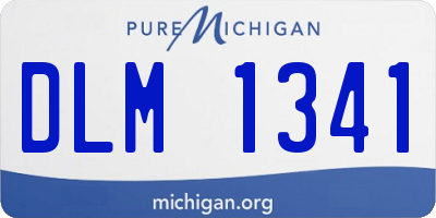 MI license plate DLM1341
