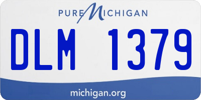 MI license plate DLM1379