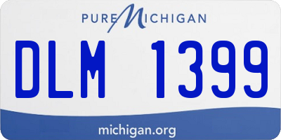 MI license plate DLM1399