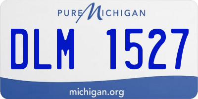 MI license plate DLM1527