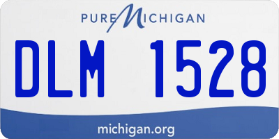 MI license plate DLM1528