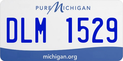 MI license plate DLM1529