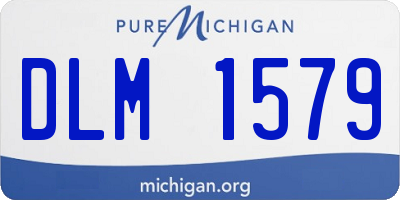 MI license plate DLM1579