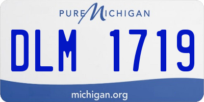 MI license plate DLM1719