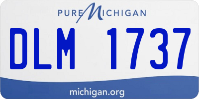 MI license plate DLM1737