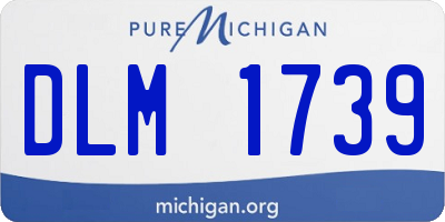 MI license plate DLM1739