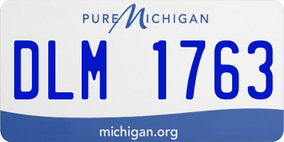 MI license plate DLM1763