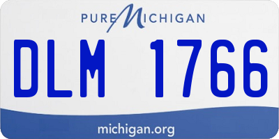 MI license plate DLM1766