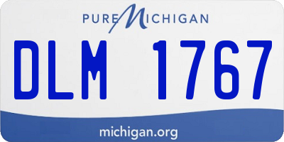 MI license plate DLM1767