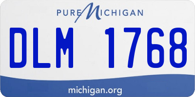 MI license plate DLM1768