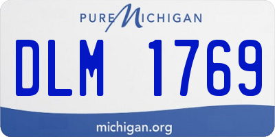 MI license plate DLM1769