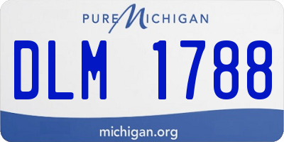 MI license plate DLM1788