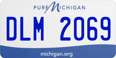 MI license plate DLM2069