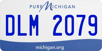 MI license plate DLM2079