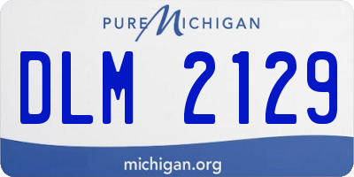 MI license plate DLM2129