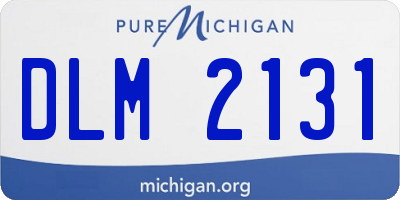 MI license plate DLM2131