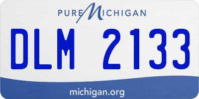 MI license plate DLM2133