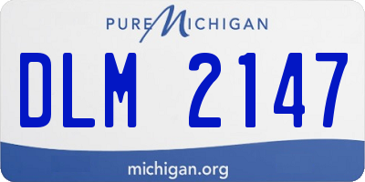 MI license plate DLM2147