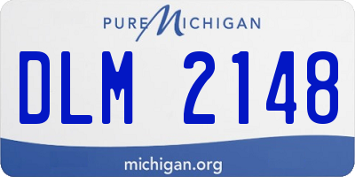 MI license plate DLM2148