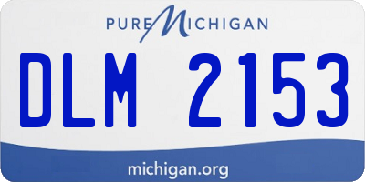 MI license plate DLM2153