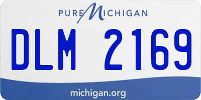 MI license plate DLM2169