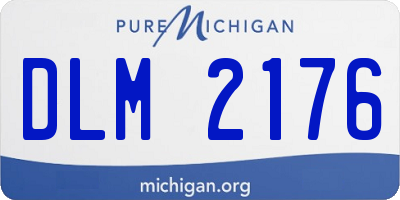 MI license plate DLM2176