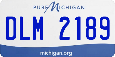 MI license plate DLM2189