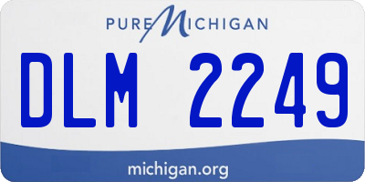 MI license plate DLM2249